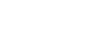 Lynxview logo blanco